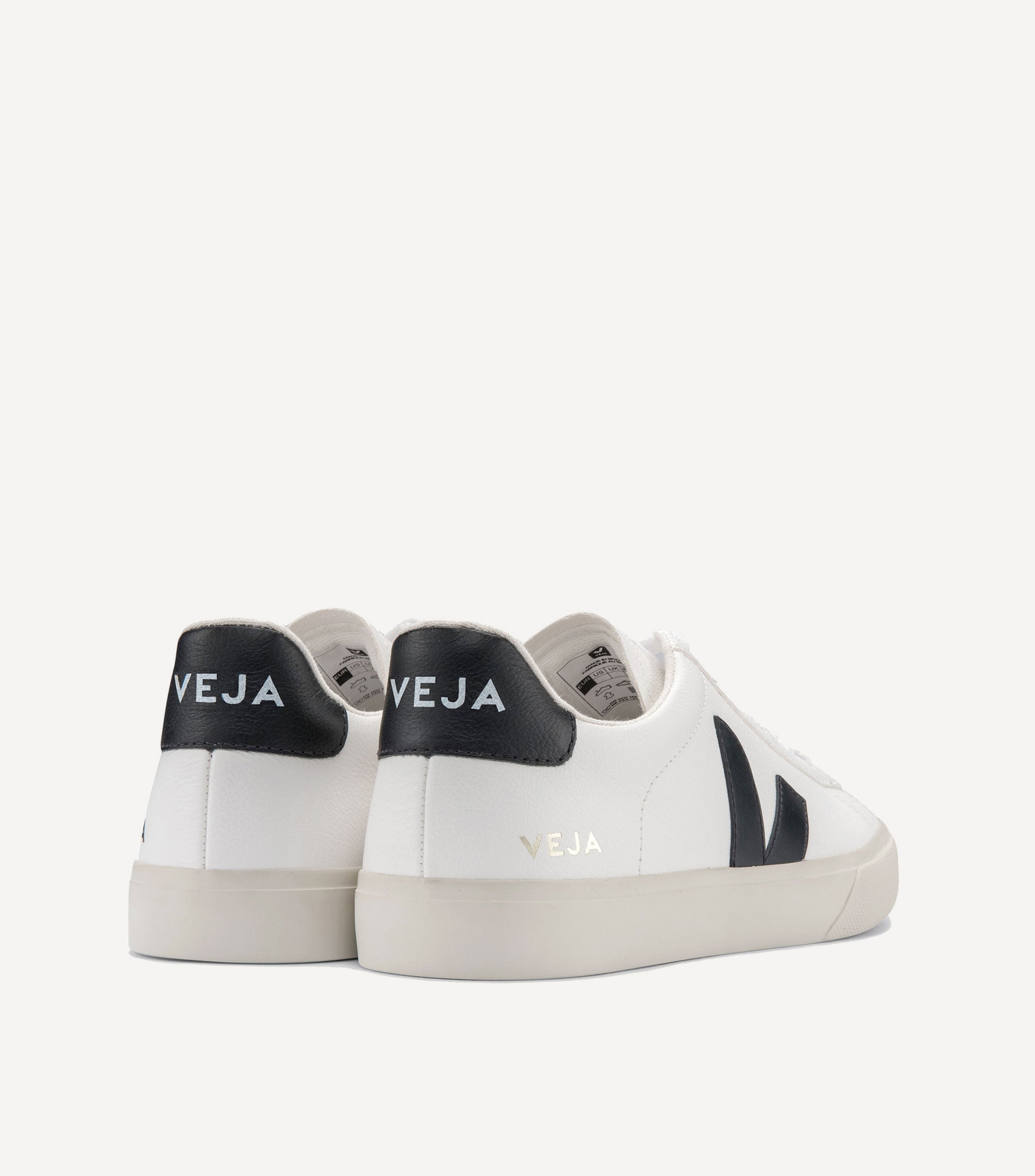 Veja Campo Leather White Black